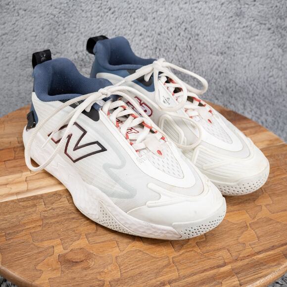 New Balance Fresh Foam X CT-Rally Womens Size 6.5 White Blue Tennis Shoes - Picture 1 of 11